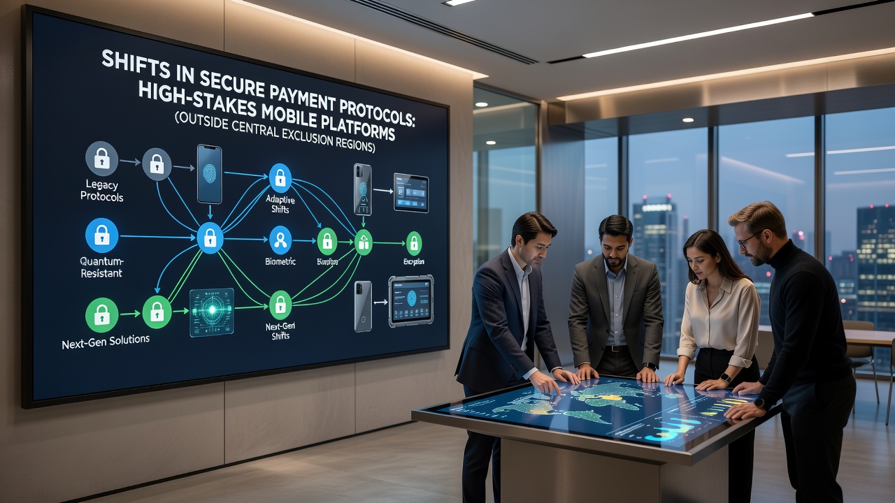 Secure transaction dashboard on a high-stakes mobile platform showing protocol encryption status